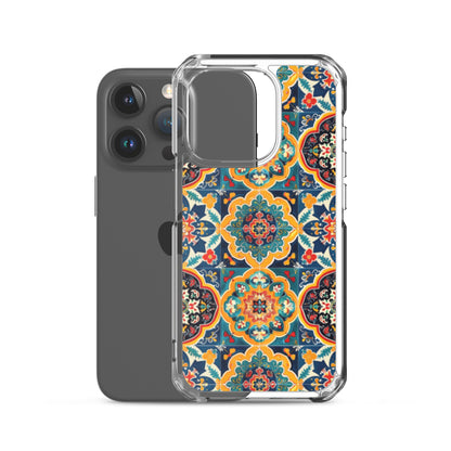 iPhone Case Colorful Armenian Ceramic Tiles