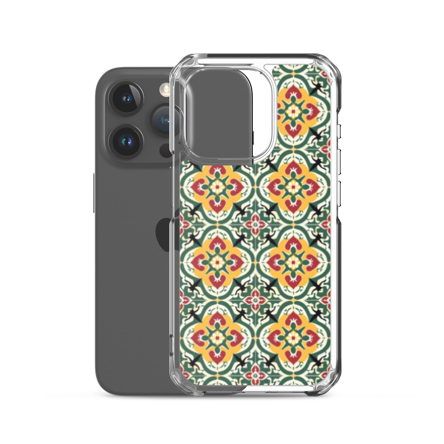 iPhone Case Colorful Traditional Maltese Cement Tile Pattern
