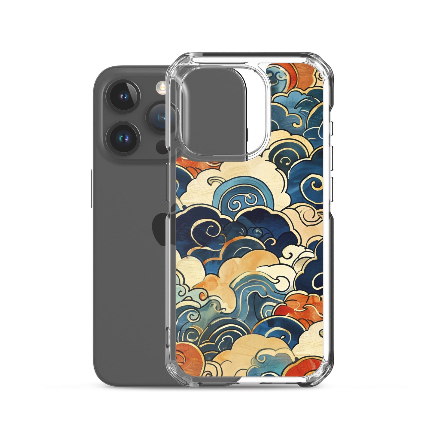iPhone Case Stylized Clouds