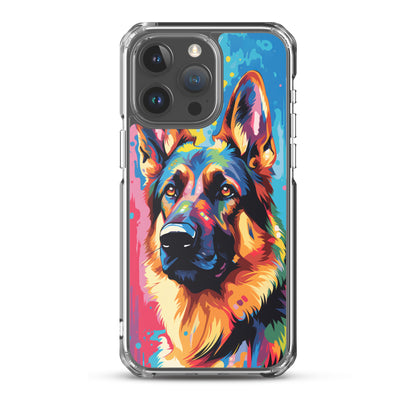 iPhone Case Painted German Shepherd