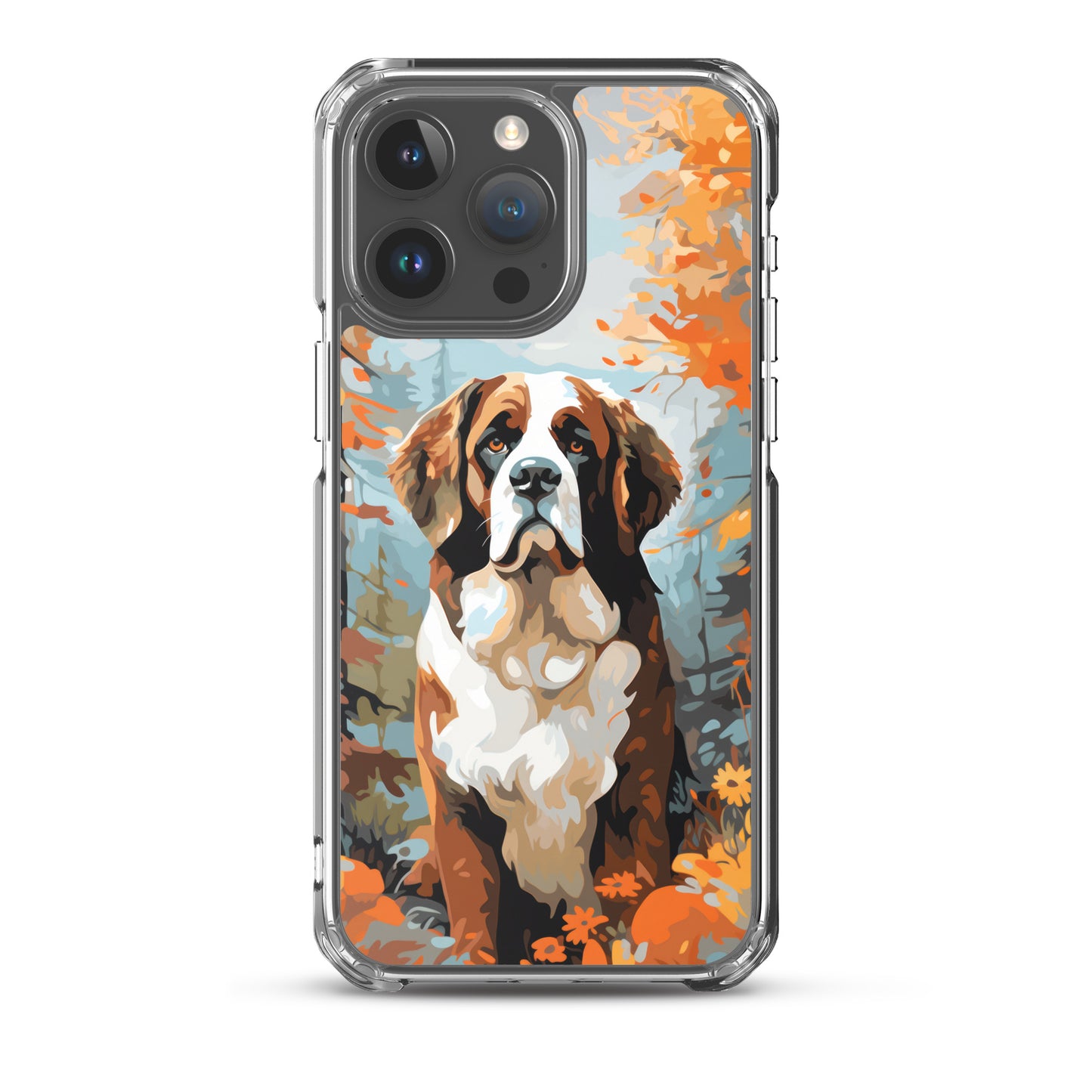 iPhone Case Painted St. Bernard