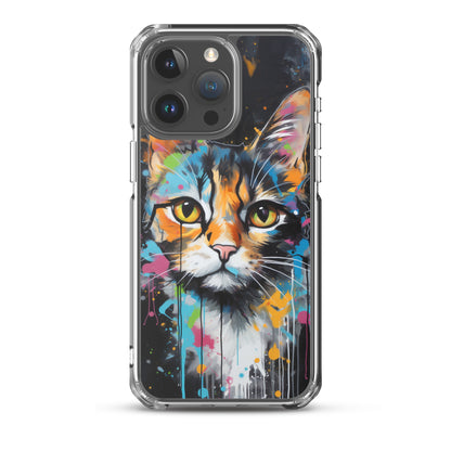 Graffiti Calico Cat iPhone Case