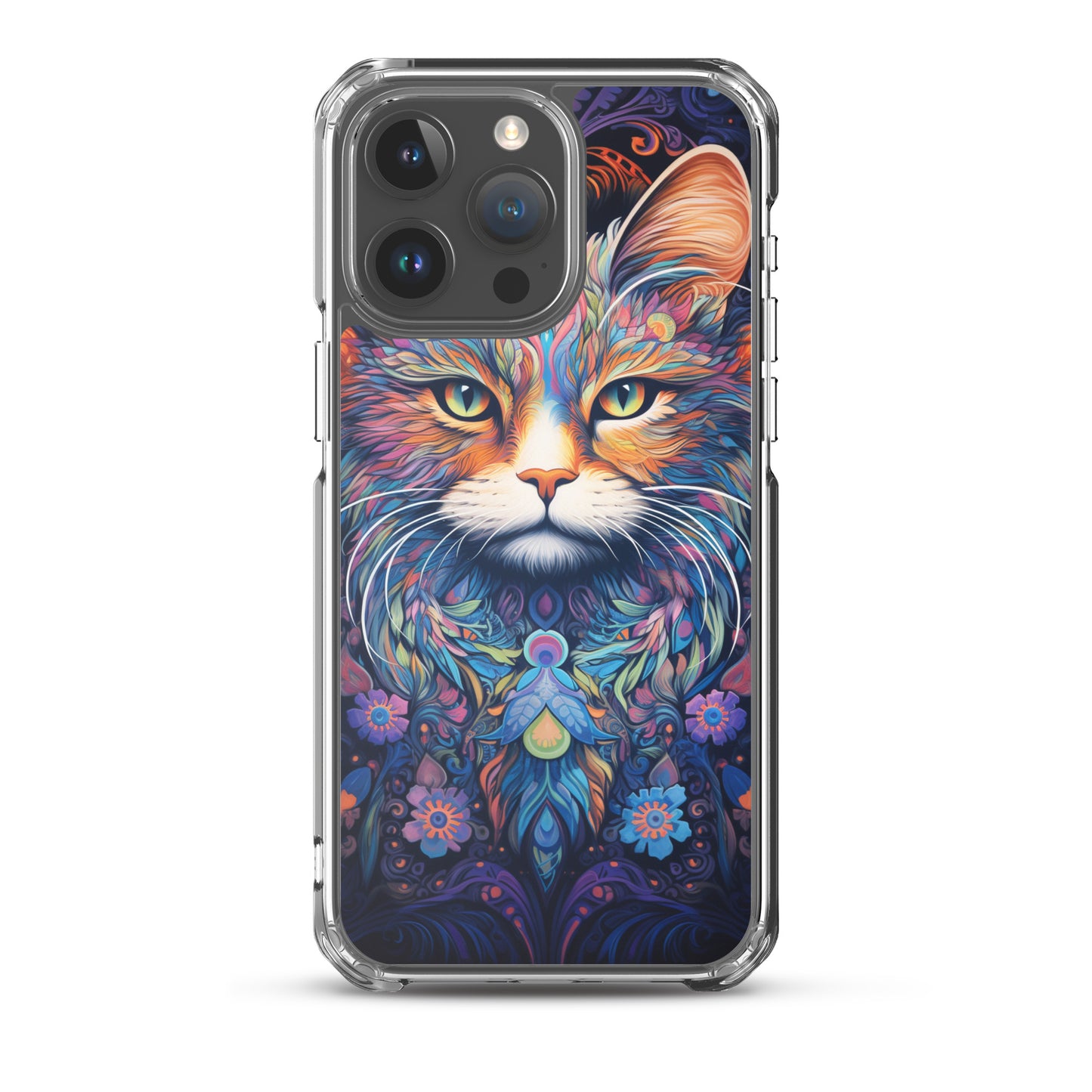 Psychedelic Cat #2 iPhone Case