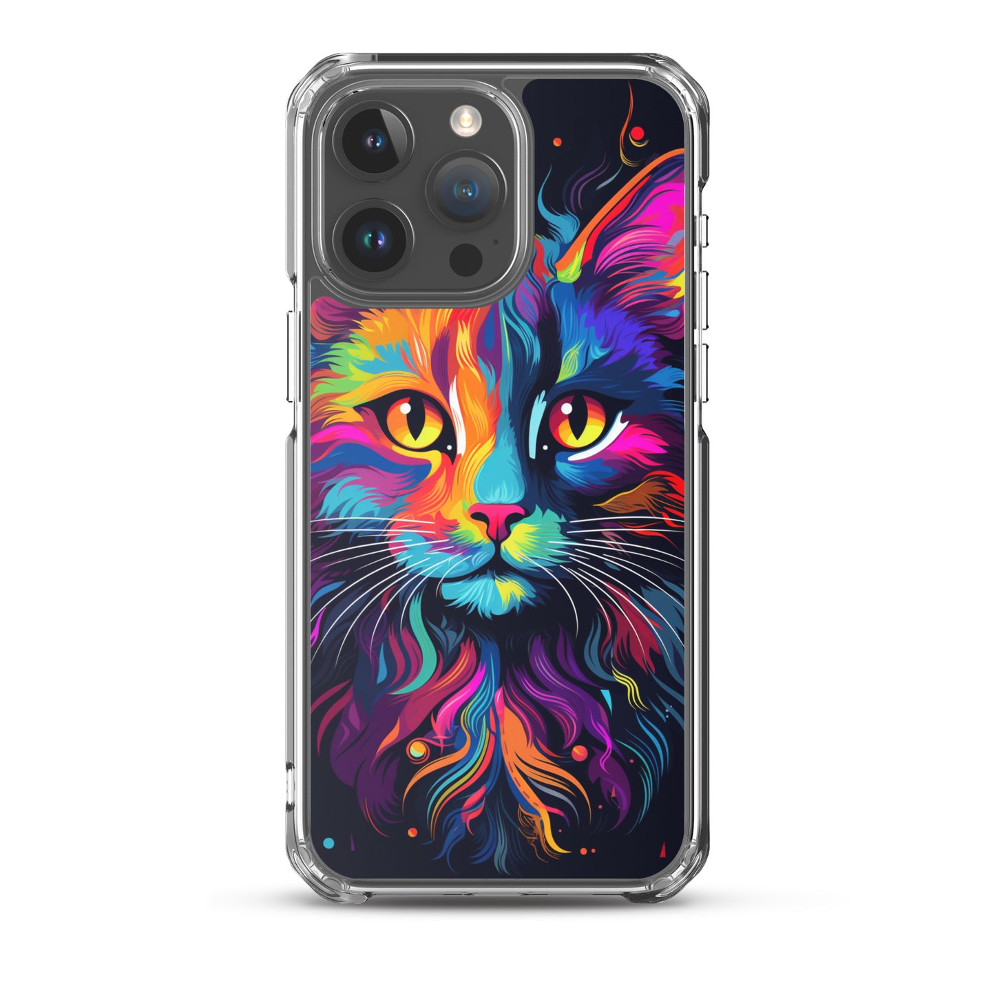 Day Glo Cat iPhone Case