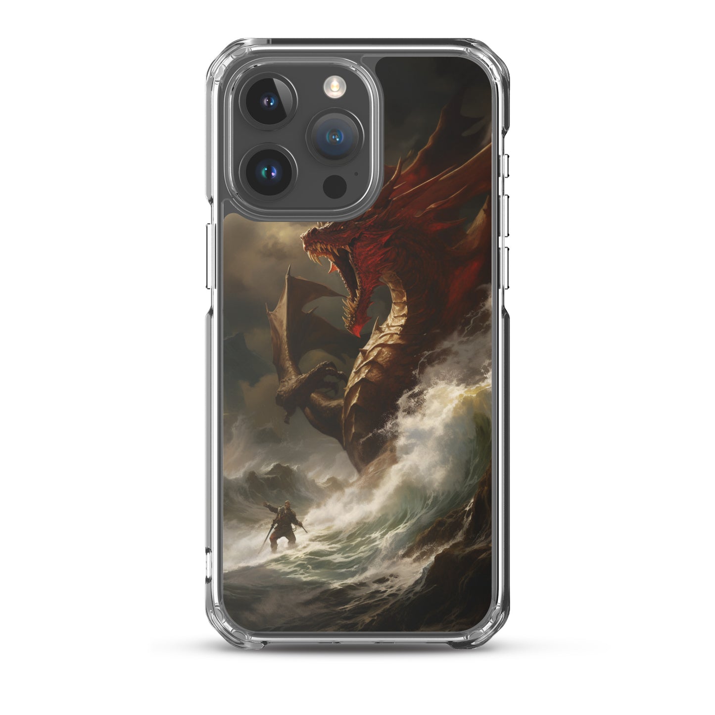Dragon Battle iPhone Case