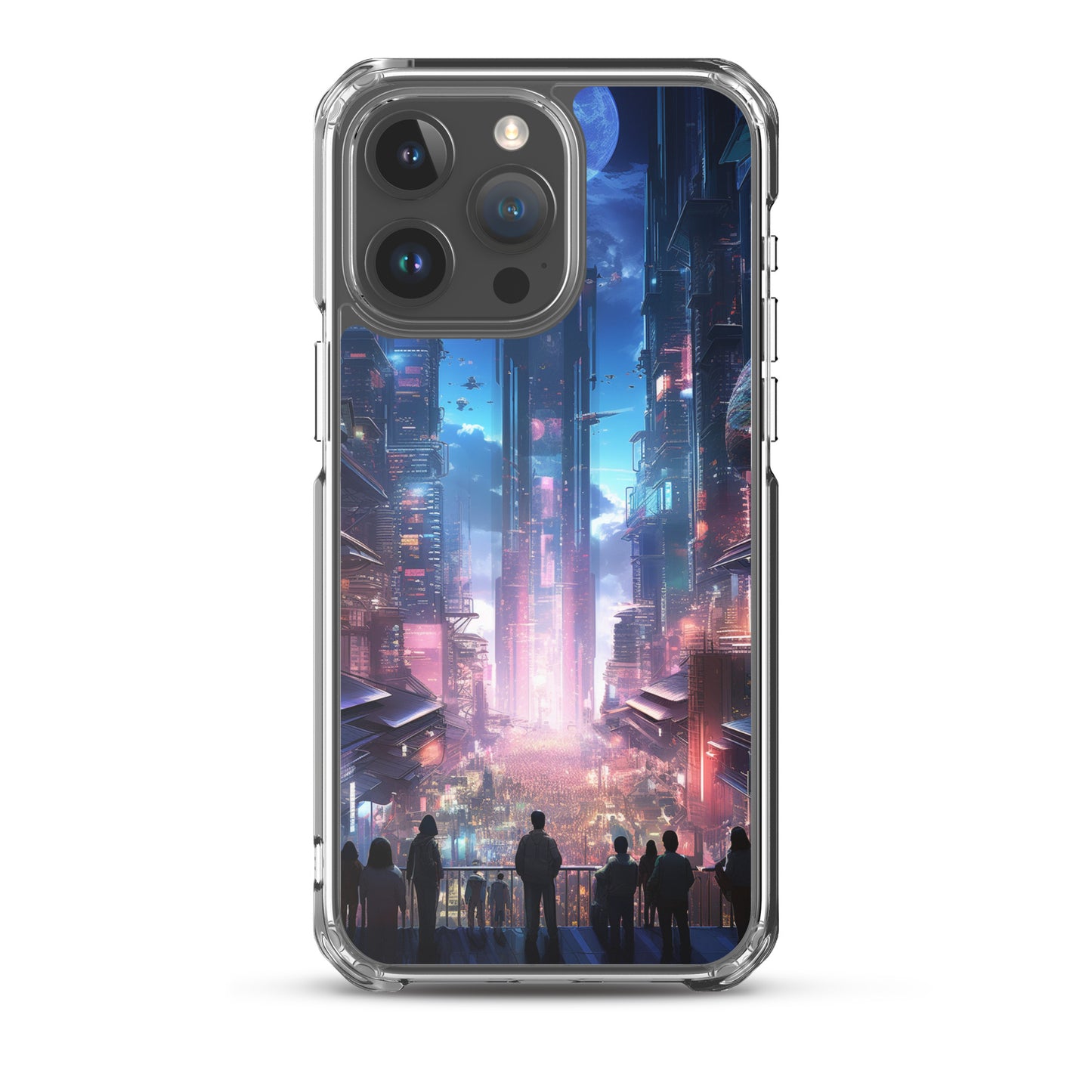 Cyberpunk Cityscape iPhone Case