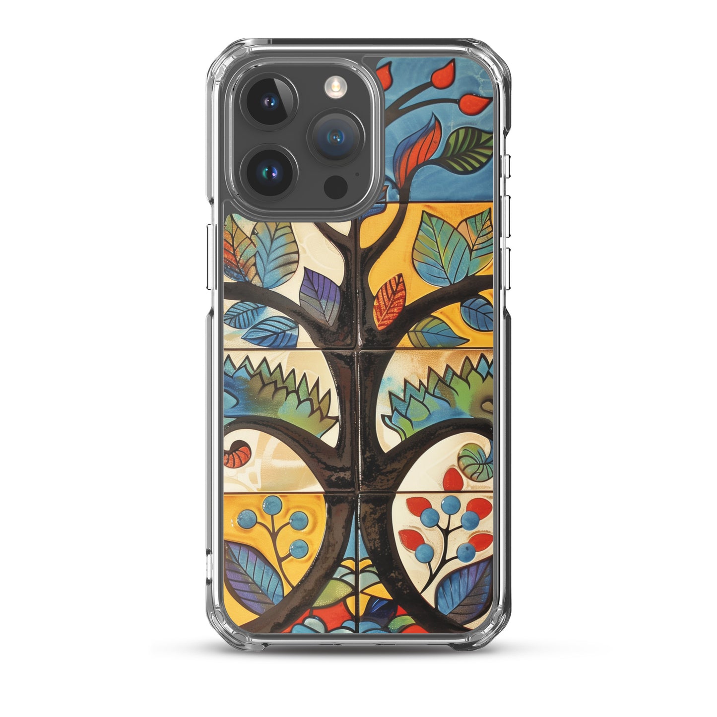 iPhone Case Colorful Tile Tree