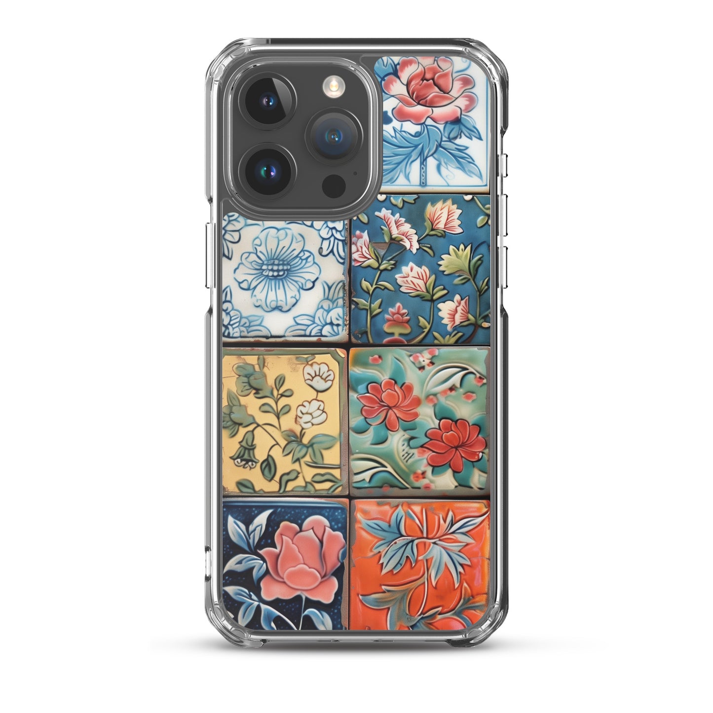 iPhone Case Colorful Majolilca Tiles