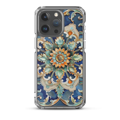 iPhone Case Malaysian Ceramic Tile Pattern