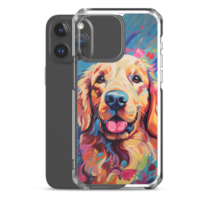 iPhone Case Painted Golden Retriever