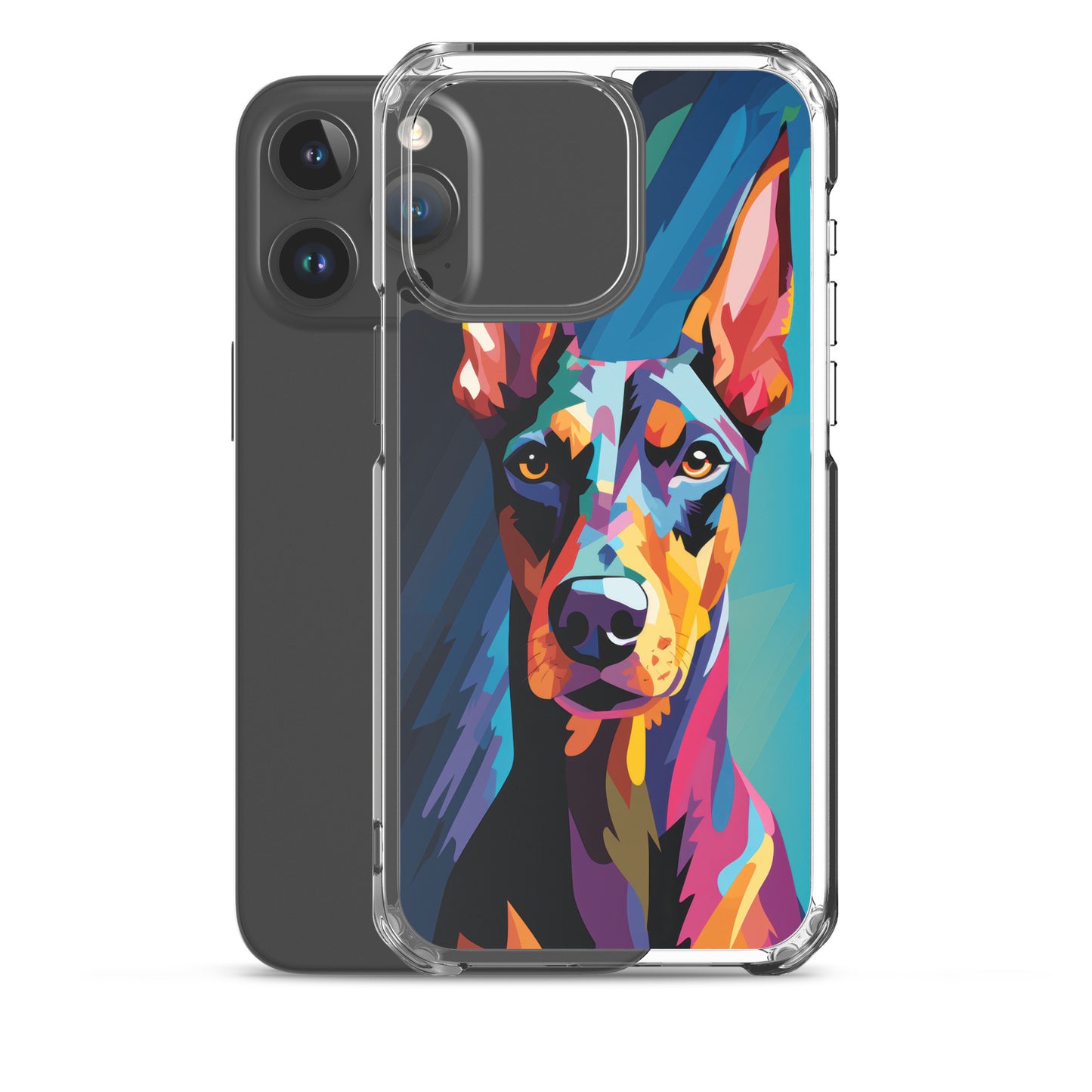 iPhone Case Painted Doberman Pinscher