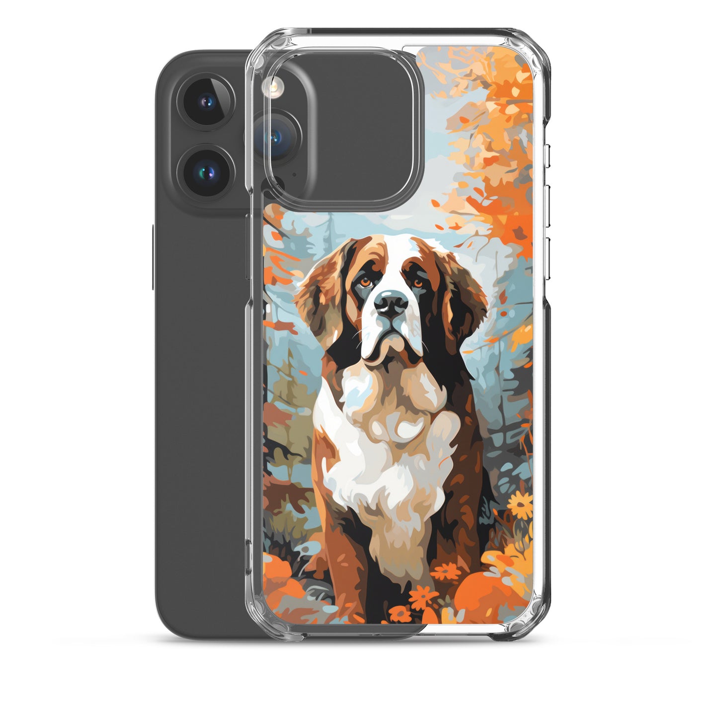 iPhone Case Painted St. Bernard