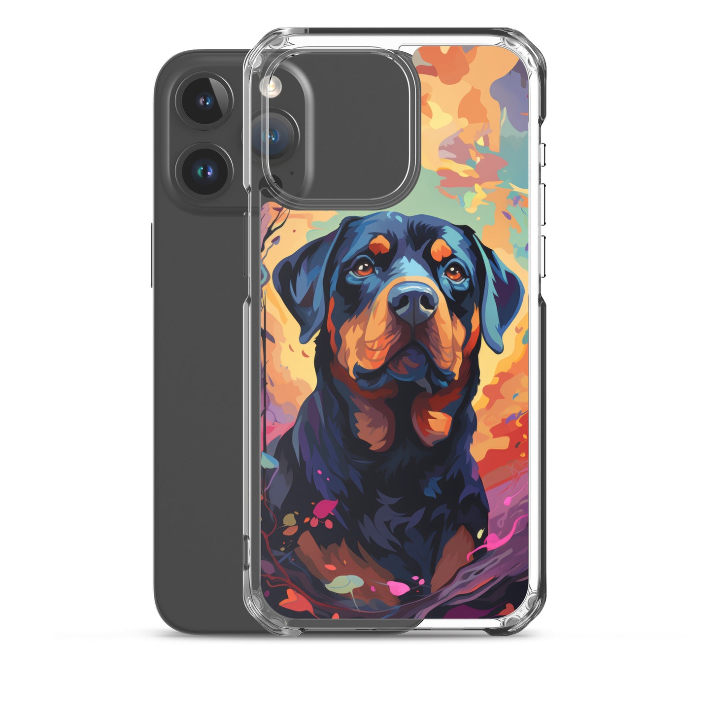 iPhone Case Painted Rottweiler