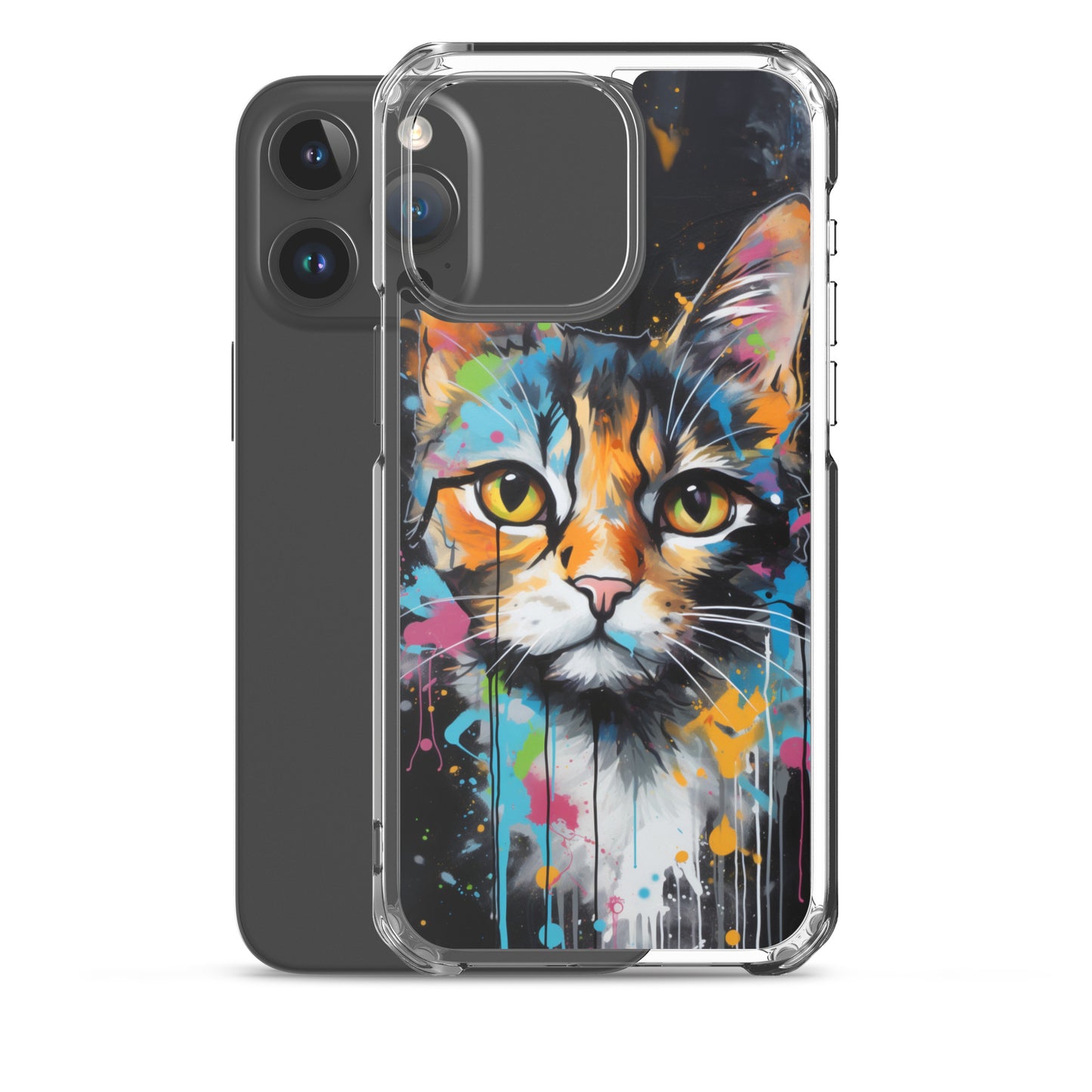 Graffiti Calico Cat iPhone Case