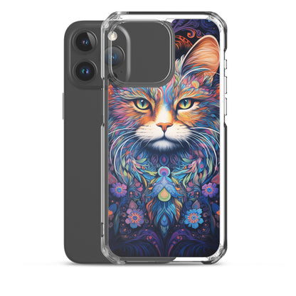 Psychedelic Cat #2 iPhone Case