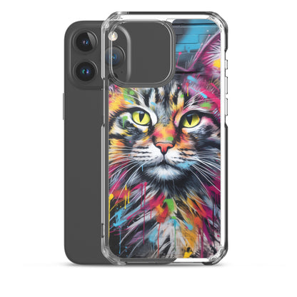 Graffiti Cat iPhone Case