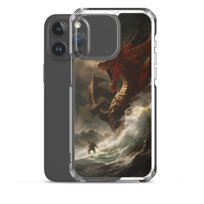 Dragon Battle iPhone Case