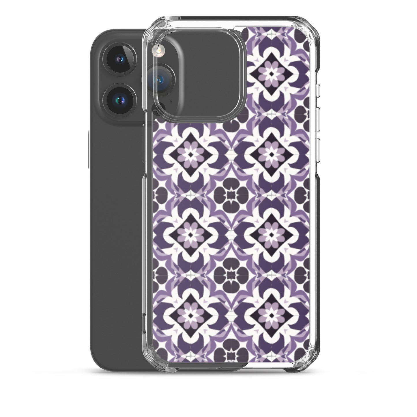 iPhone Case Purple Moroccan Style Tile