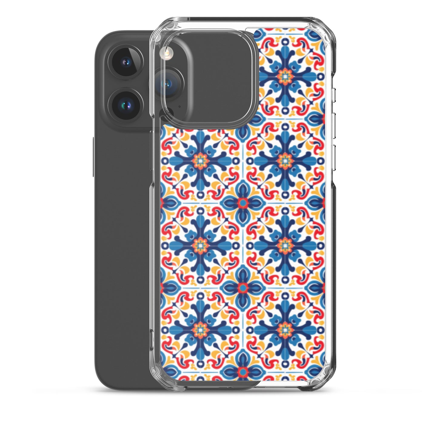 iPhone Case Talavera Tiles Blue and Red