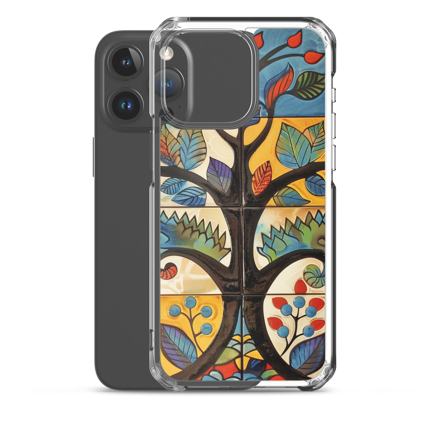 iPhone Case Colorful Tile Tree