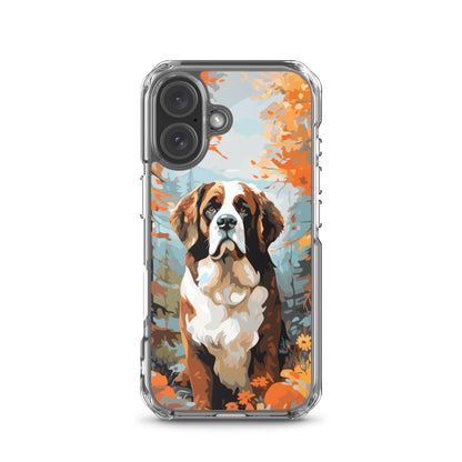 iPhone Case Painted St. Bernard