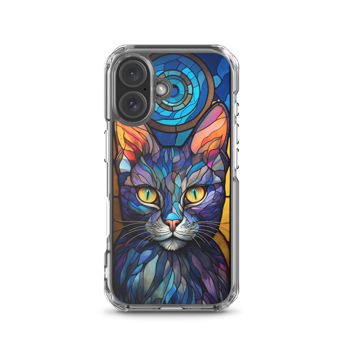 Stained Glass Cat iPhone Case