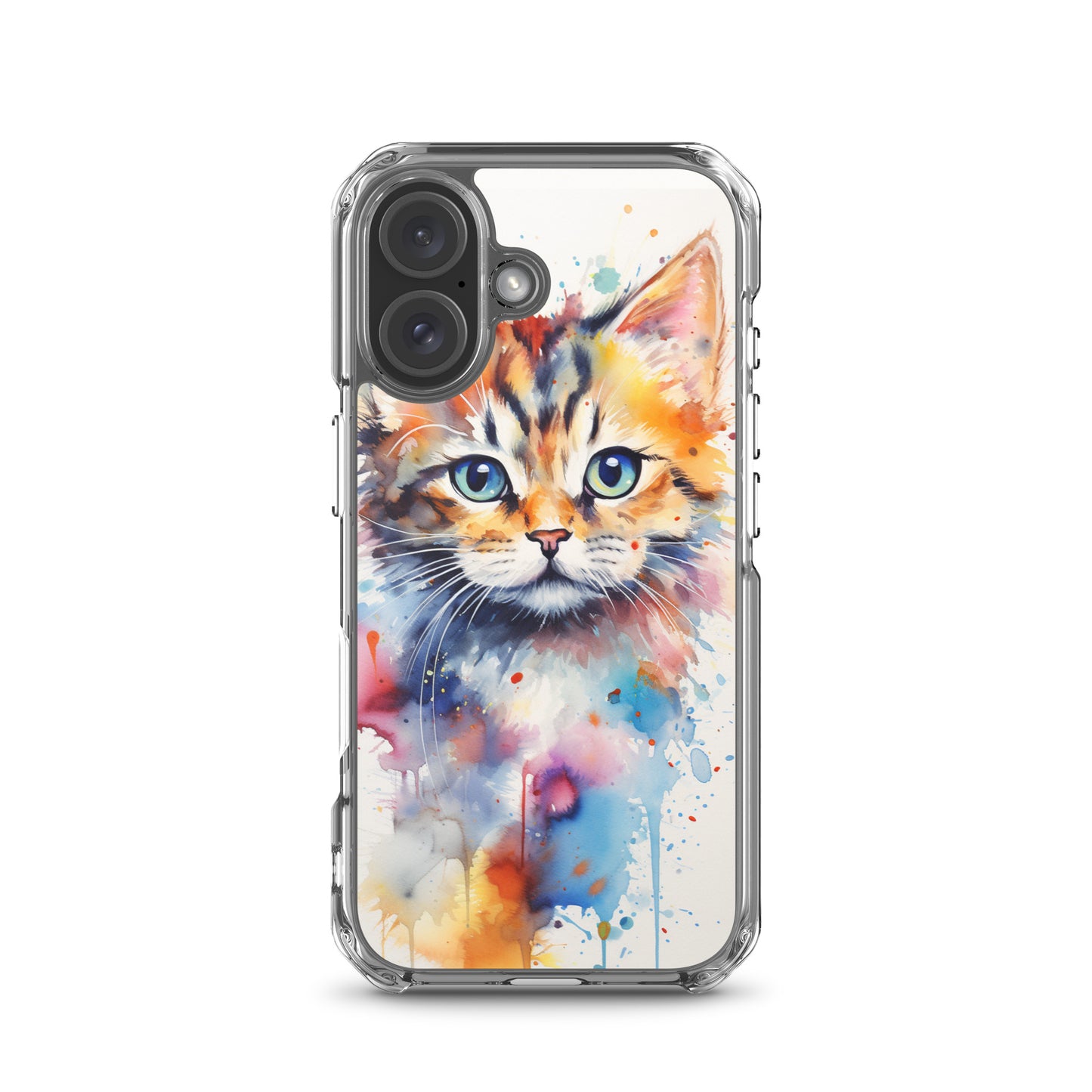 Watercolor Kitty Cat iPhone Case