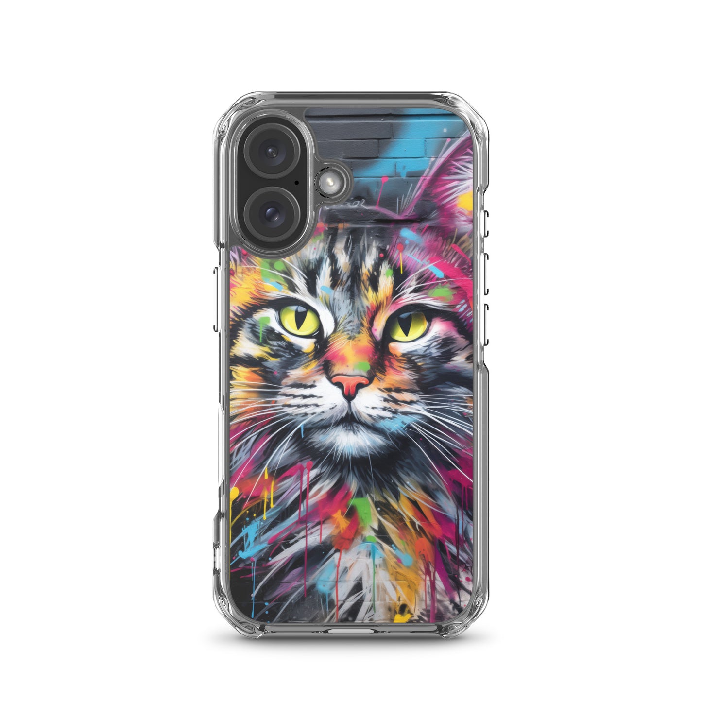 Graffiti Cat iPhone Case