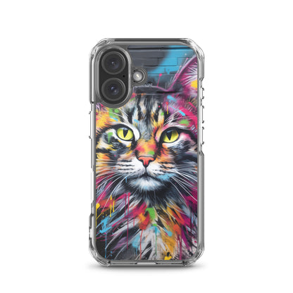 Graffiti Cat iPhone Case