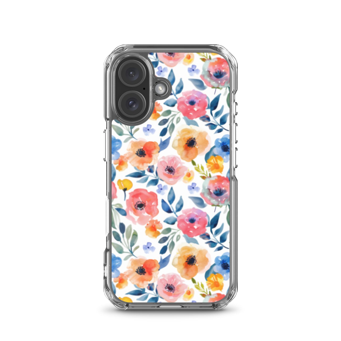 iPhone Case Colorful Watercolor Floral Pattern