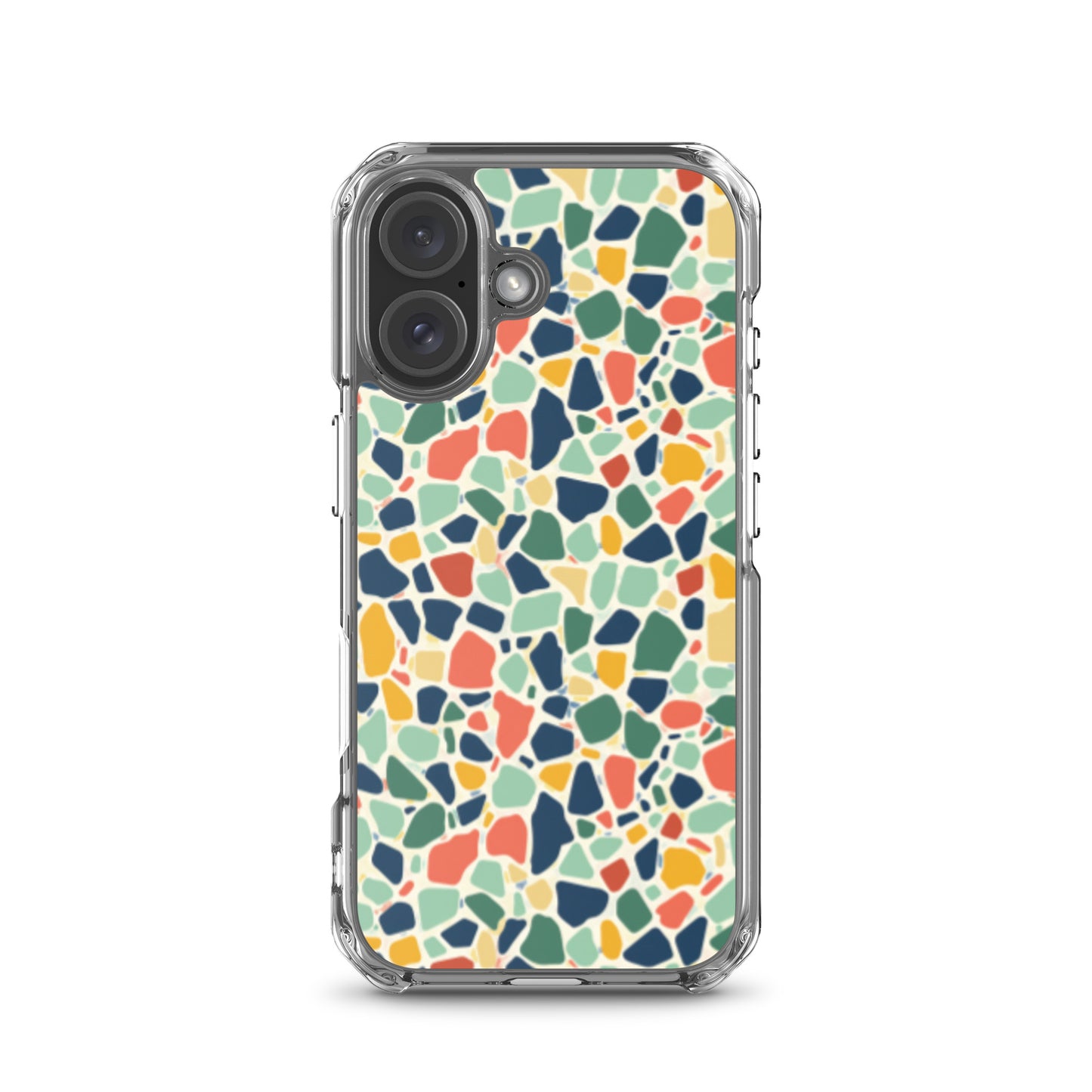 iPhone Case Colorful Retro Terrazzo Tile