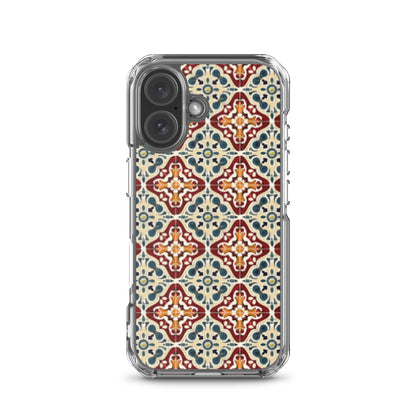 iPhone Case Classic Encaustic Tile Red