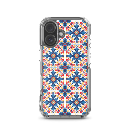 iPhone Case Talavera Tiles Blue and Red