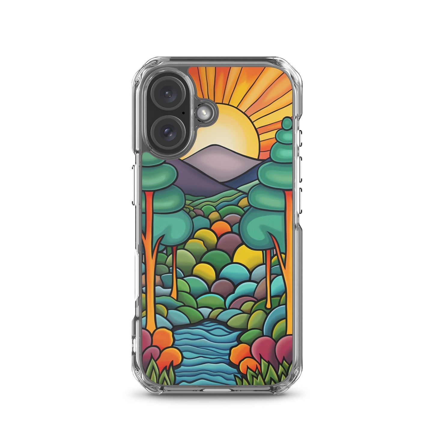 iPhone Case Arkley Sunrise over Mountains and Forest