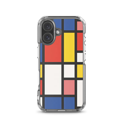iPhone Case Colorful De Stijl