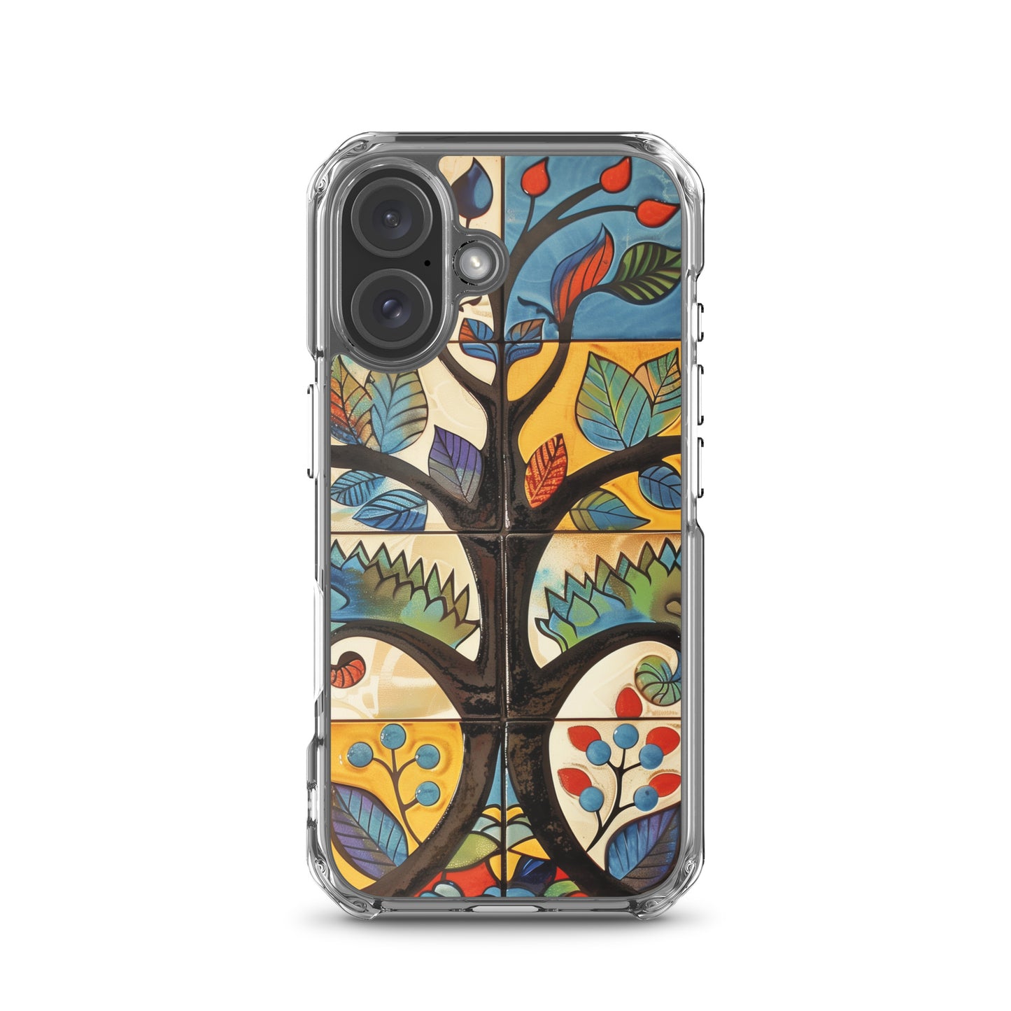 iPhone Case Colorful Tile Tree
