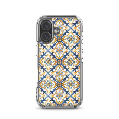 iPhone Case Colorful Spanish Tile Pattern