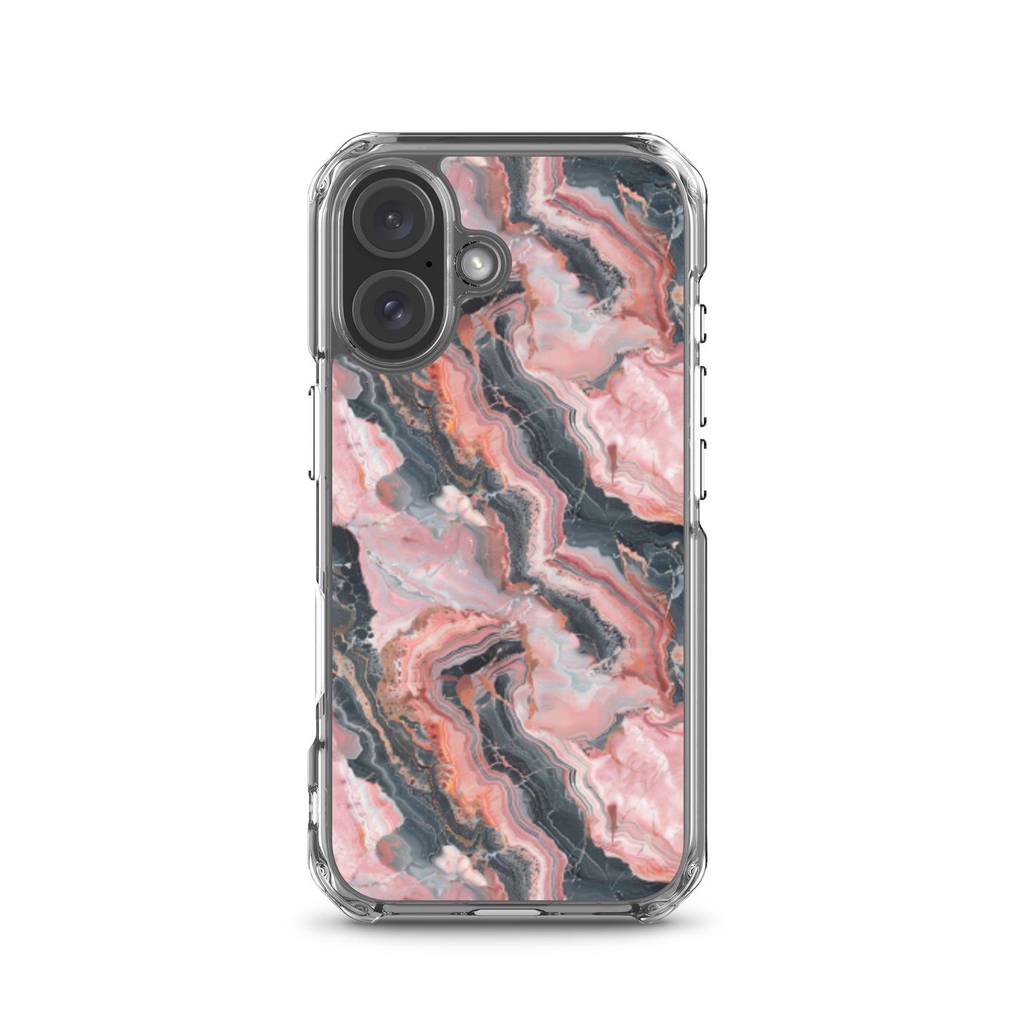 iPhone Case Pink Picasso Marble Pattern