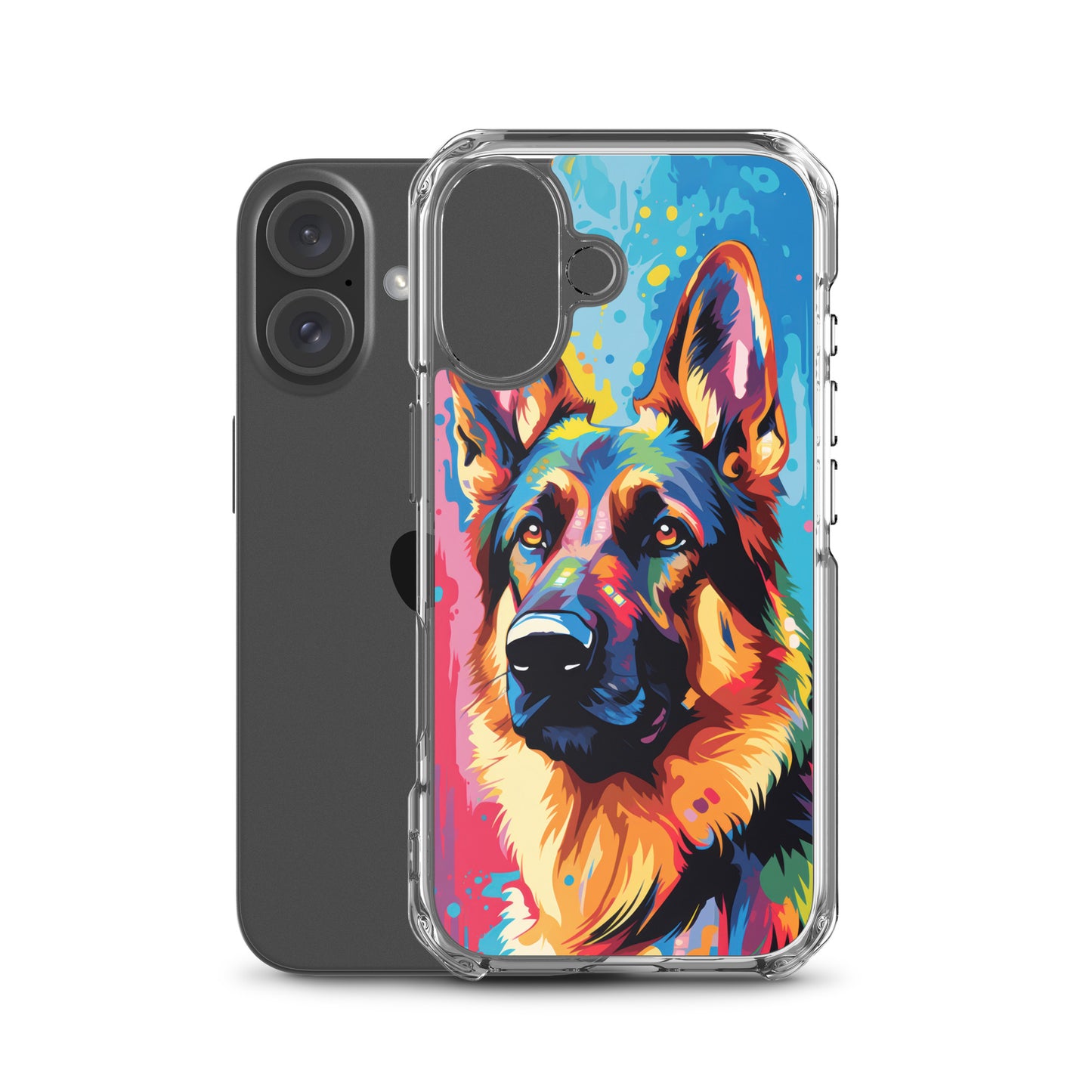 iPhone Case Painted German Shepherd