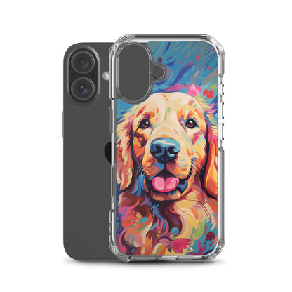iPhone Case Painted Golden Retriever