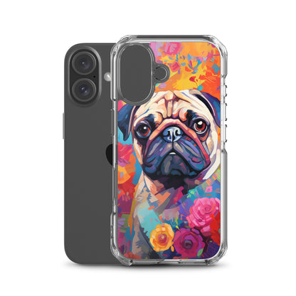 iPhone Case Painted Pug