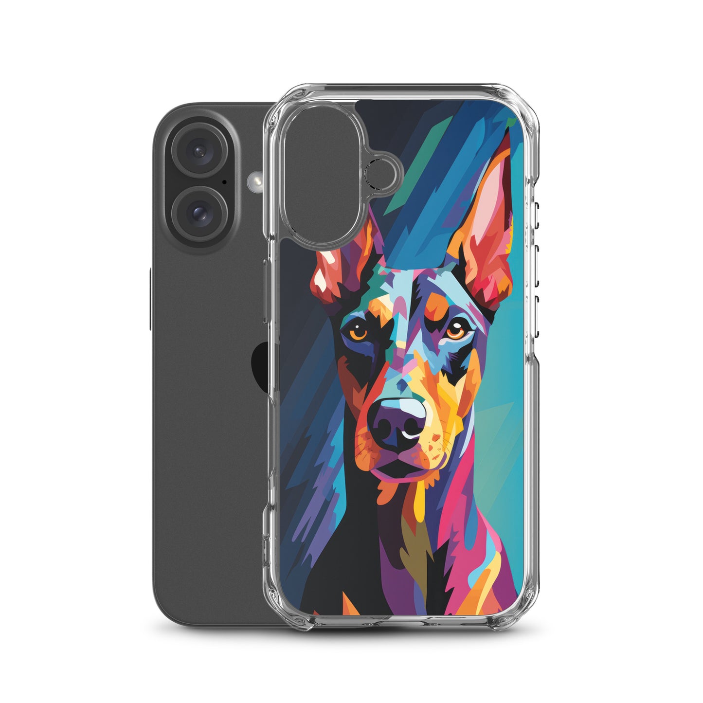 iPhone Case Painted Doberman Pinscher