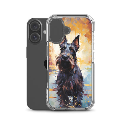 iPhone Case Painted Scottish Terrier