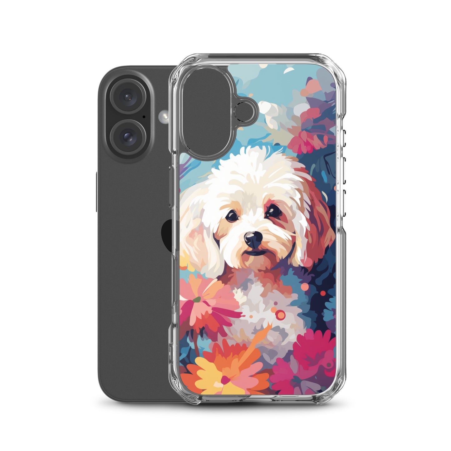 iPhone Case Painted Bichon Frise