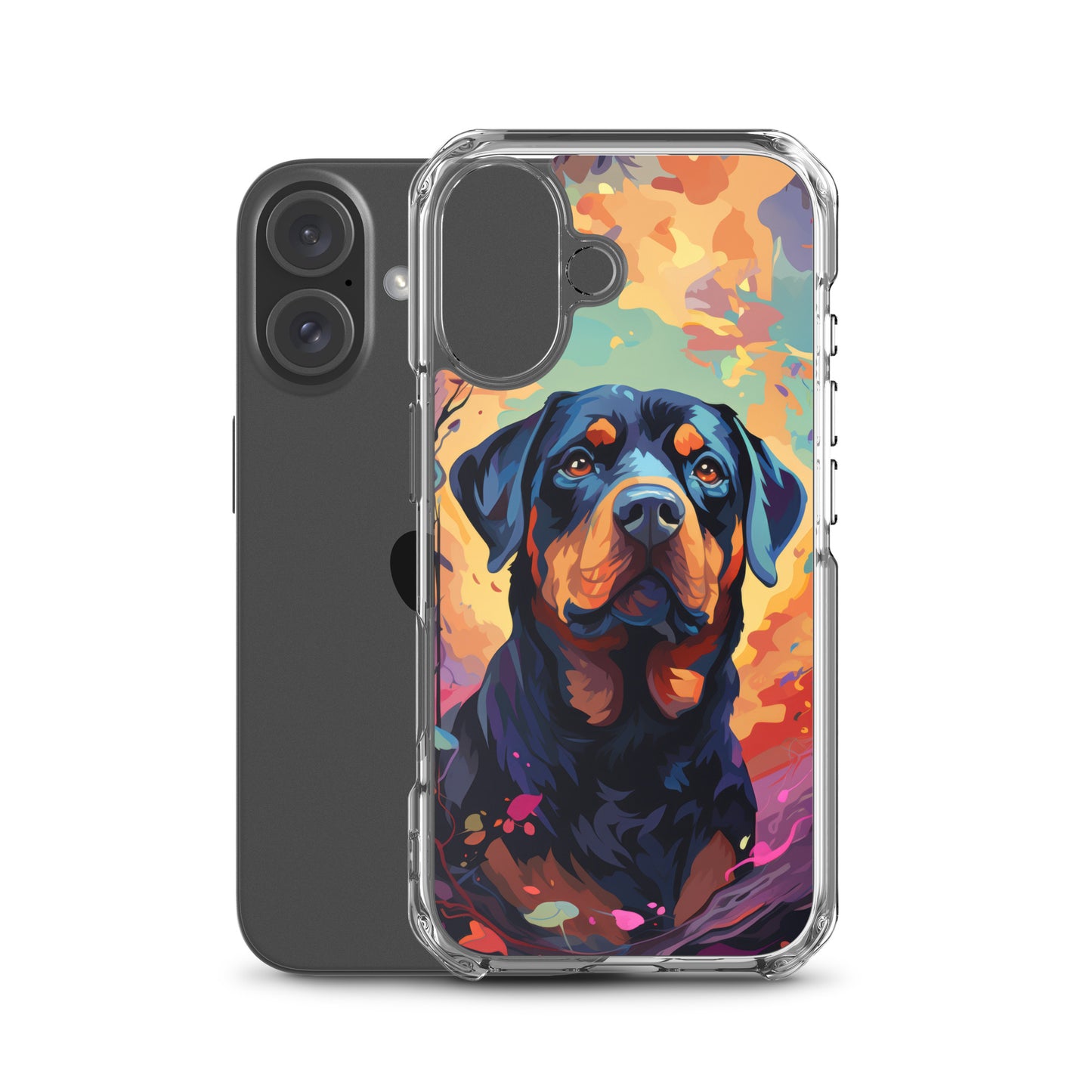 iPhone Case Painted Rottweiler