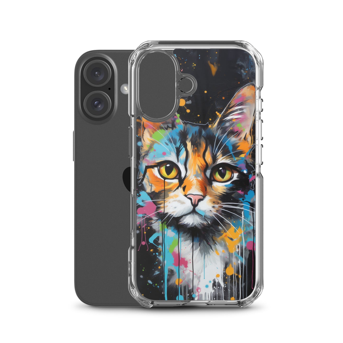Graffiti Calico Cat iPhone Case