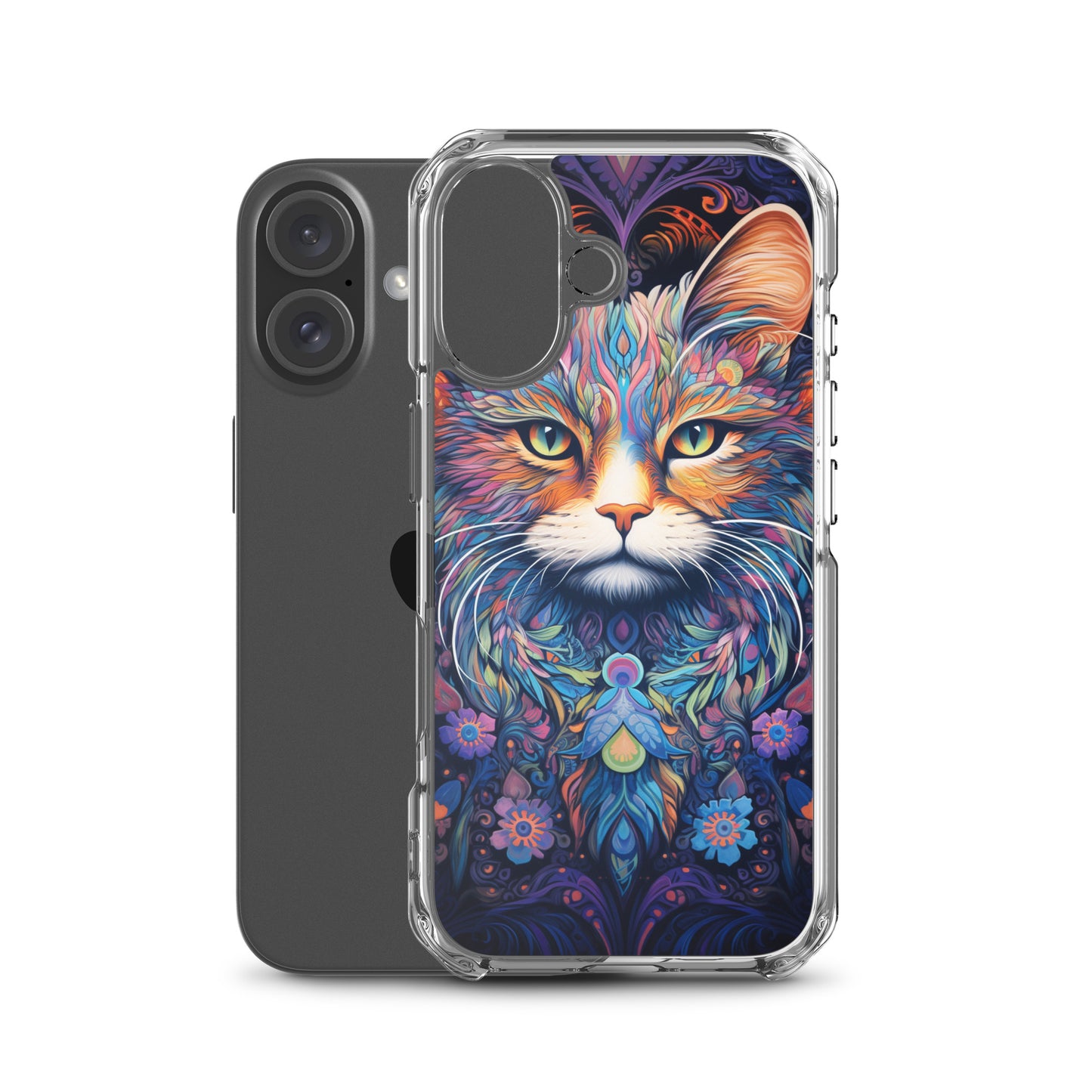 Psychedelic Cat #2 iPhone Case