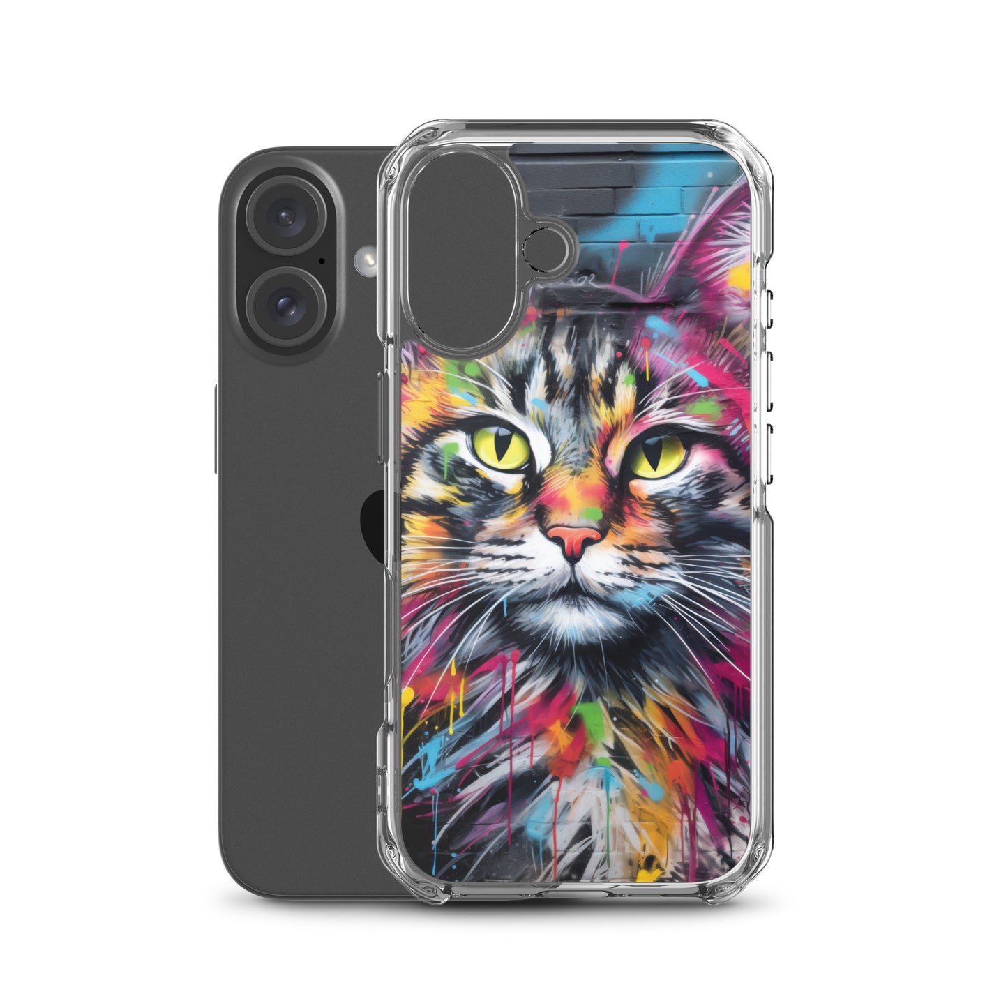 Graffiti Cat iPhone Case