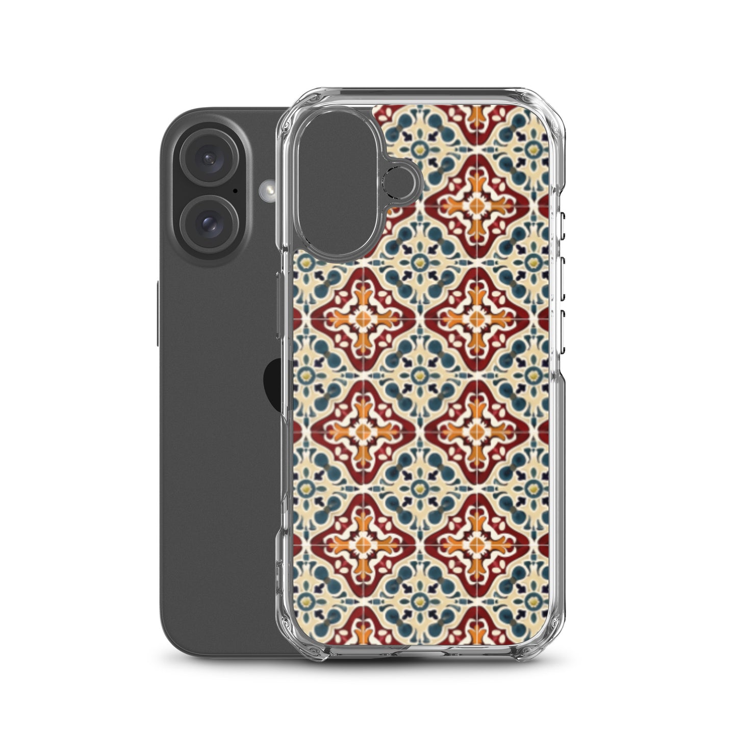 iPhone Case Classic Encaustic Tile Red