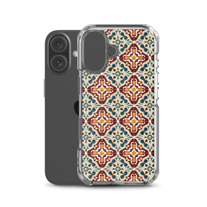 iPhone Case Classic Encaustic Tile Red
